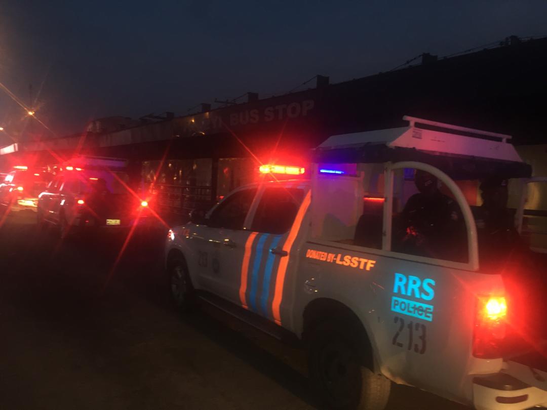 Lagos Police On Parade At Ketu, Mile 12 Road