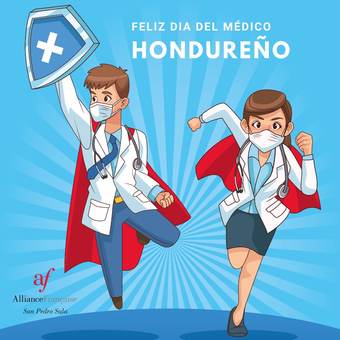 AliFranCult's tweet photo. Este 27 de octubre se conmemora el Día del Médico Hondureño, una fecha para rendir homenaje a la labor que realizan los profesionales de la medicina en cuyas manos está el poder de salvar vidas.

Pregunta por nuestro descuento solidario al personal de salud. https://t.co/ctZTLkKw3v