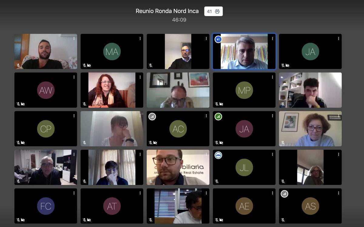 Avui tenim la reunió entre <a href="/IvanSevillanoMi/">Iván Sevillano Miguel 🐾🧶</a> <a href="/Virgilio_Moreno/">Virgilio Moreno</a>. Malgrat el format virtual ha tengut 44 participants!🙌 Era molt necessari explicar a la gent de <a href="/incaciutat/">Ajuntament d’Inca</a>  l'Estudi Informatiu que ara està en exposició pública. Volem #MobilitatSostenible 💚🚶 NO #carreteres 🚗