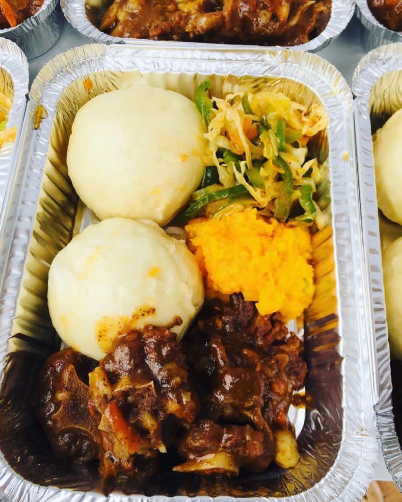 ace_chefs's tweet photo. This Past Sunday we served Dumplings with Oxtail plus complementary Caramel Peppermint Crisp-The Ace Way! P40 gets you this hearty meal❤️Be on the lookout for this weekend’s menu💋 #acechefs #acefood #acesundays #feastonthis #theaceway #PushaBW https://t.co/p9X1VCgkEG