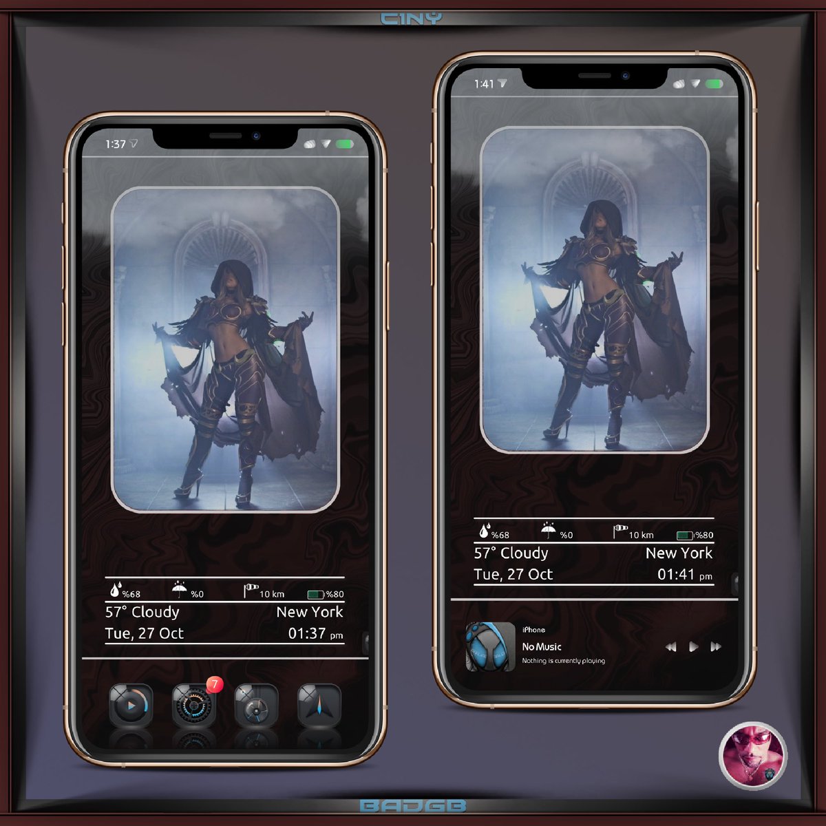 C1NY's tweet photo. My setup today 💪🏽 XSMax 📲13.5
#C1NYWalls enjoy

#Theme
#1luminat1_Necr3 @djAndjess8

#Widget
#WhiteDreamFullscreenSB @iPhone_Le0n
👊🏽 thanks @Metaserph

#Tweaks
#Multipla @burrit0ztweaks @Thomzi07
#Lynx @MTAC8
#PullOverPro @C1d3rDev
#Snowboard @SparkDev_
#XenHTML @_Matchstic https://t.co/zEzzNGeOSc