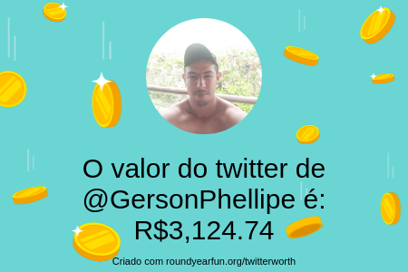 GersonPhellipe's tweet image. Meu valor no Twitter é: R$3,124.74

Descubra o seu com clockurl.co/key/twitterwor…

⠀