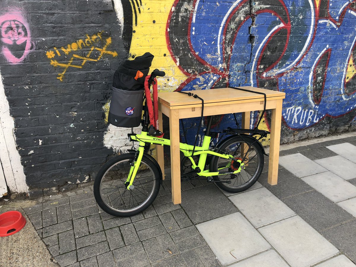 Liamss's tweet photo. Brilliant @pedalmeapp experience today... picking up my £2.70 eBay Ikea desk chair and dropping it at mine. Slightly easier than the £30 desk I moved myself... https://t.co/NSO2Kq1jqF