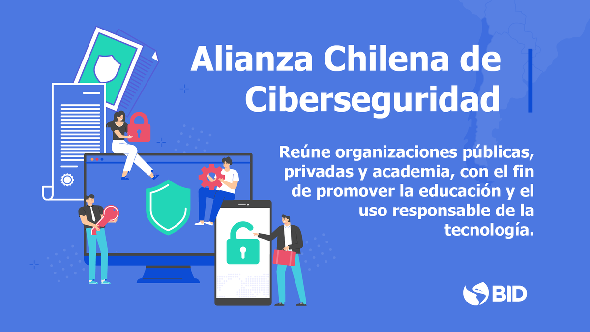yolamtzm's tweet photo. La Alianza Chilena de Ciberseguridad (@CibSeguridadCL), fomenta el uso responsable de las tecnologías, educando y sensibilizando en temas de #ciberseguridad, así como fortaleciendo su desarrollo en la industria. 

Conoce más en 👉 https://t.co/qrShYmJk1A https://t.co/pA6CaS5Gnt