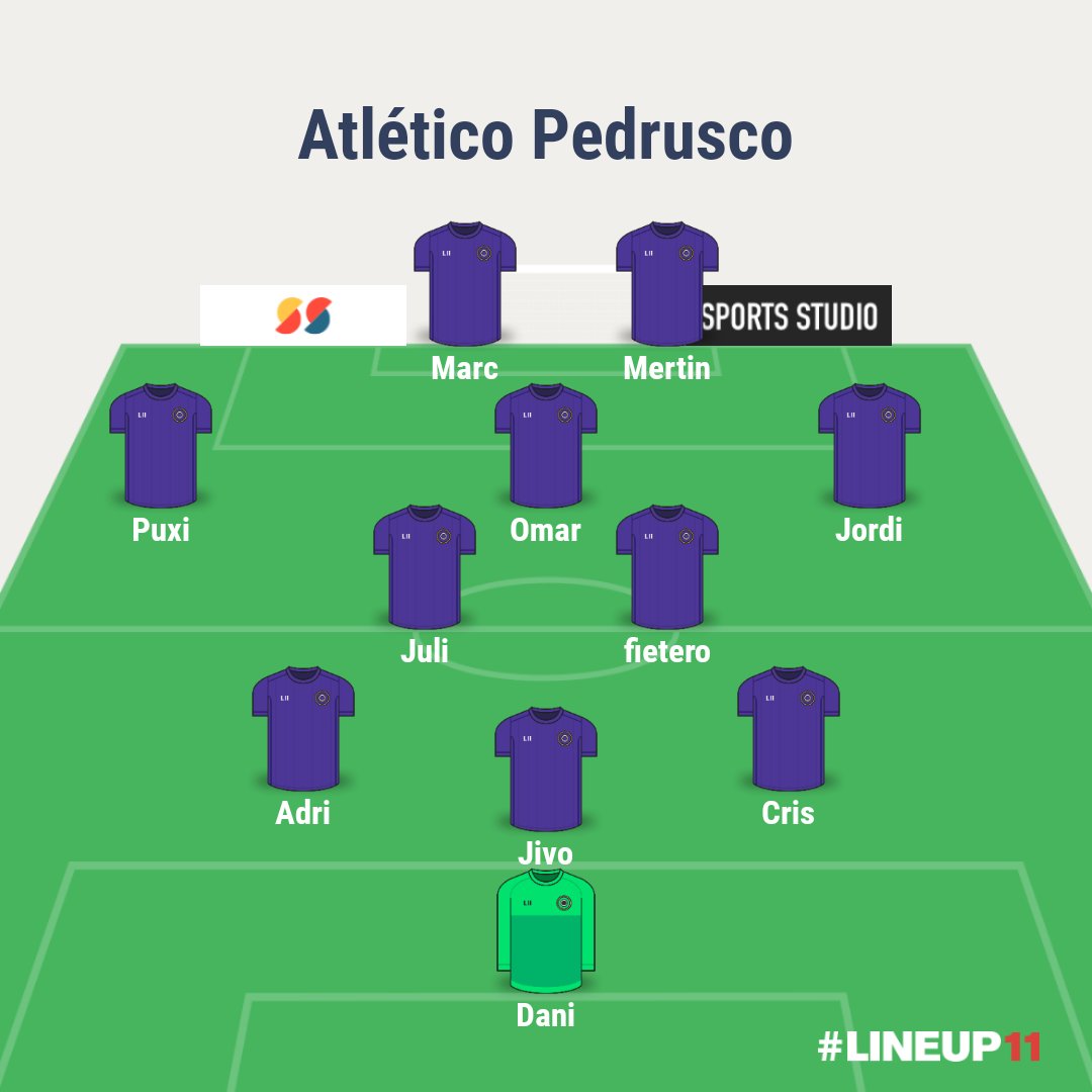 MarcelinhoO_12's tweet photo. Estos son los 11 guerreros que darán todo por sumar los 3 puntos aúpa @PedruscoeSports 💪💪💪 https://t.co/maFZiWu6Za