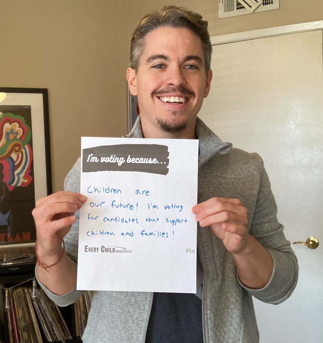 CAANevada's tweet image. @CAANevada's Associate Director votes because children are our future! He is voting for candidates that support children and families.  #VoteForKids #WhyIVote #ElectionDay #VOTE