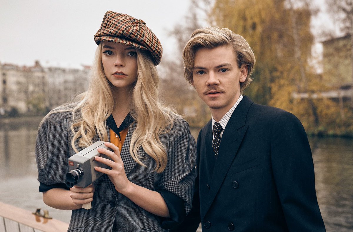 Thomas Sangster with Ana Taylor-Joy #TheQueensGambit