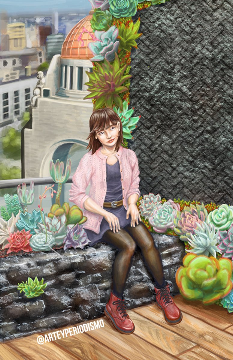 pantingpug's tweet photo. Esta es una ilustración que hice para un libro sobre cuidado de las plantas Echeverias. “Jardín de Echeverias” 2018 con @Procreate #IllustratoroniPad #ilustracion #illustration https://t.co/eu1dLUpFY1