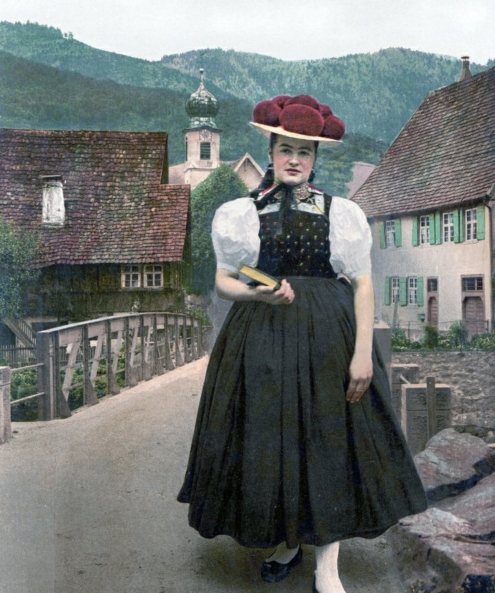 a hard one: where in Germany do these traditional clothes originate? (hint: its a forest)