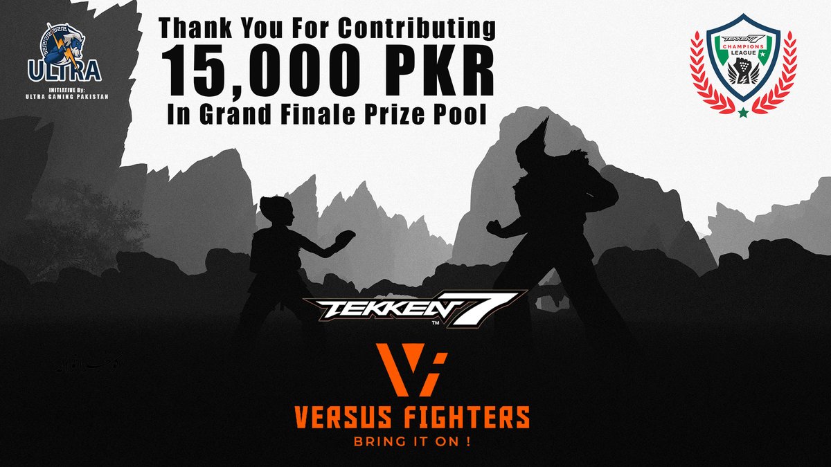 TheFiazSadiq's tweet image. #Tekken7ChampionsLeague

Shout Out to @VersusFighters 
For Contributing 15,000 PKR
In Grand Finale Prize Pool.

Live at:
twitch.tv/ultragamingpak…