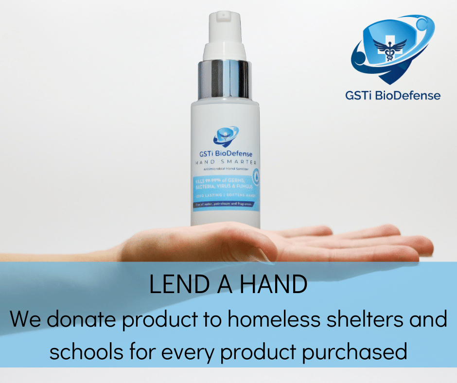 GSTIncorporated's tweet photo. While you protect yourself with our GSTi BioDefense products, we protect someone in need. We donate product to homeless shleters and schools for every product you purchased. 
#GSTI #BioDefense #Colorado #Company #SaveOurSelves #BackToNormal #ForcedNormal #joebiden #trump #nike https://t.co/myMXUEUU9o