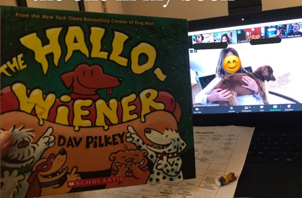 Librarygal05's tweet photo. Magical moments presented by the #schoollibrary Storytime today! Channeling my inner Arthur, joined by Apollo my pineapple conure. One student shared her 🐶 after the story. @Jackie4LAkids @ScottAtLAUSD @LASchools @LATimescitybeat @nelaschoolsrock #NELA https://t.co/rx358OrXBd