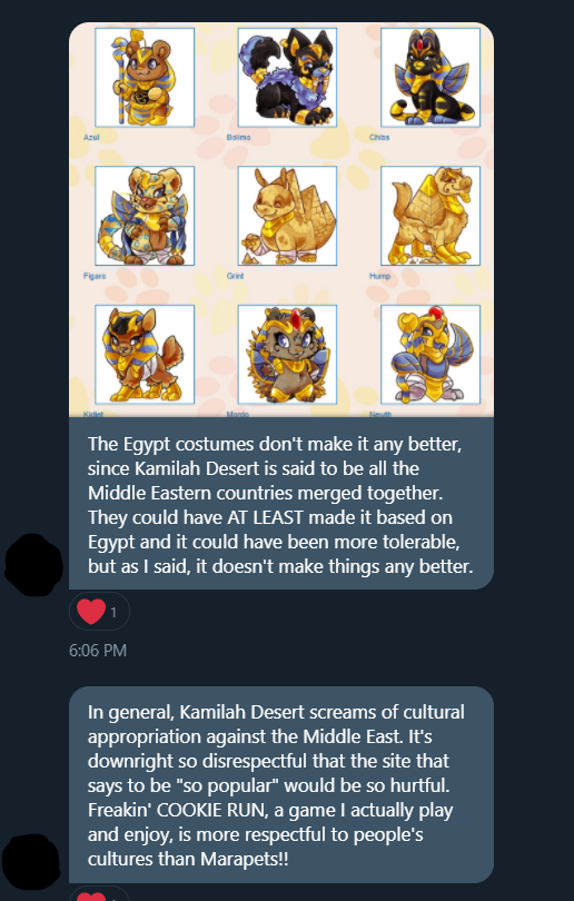tw  #racism  #orientalisman iranian man has reached out to me regarding kamilah, old kamilah costumes, & new egypt/desert costumes and how they showcase the marapets staff's racism, antiblackness, and orientalism. images & his words below: