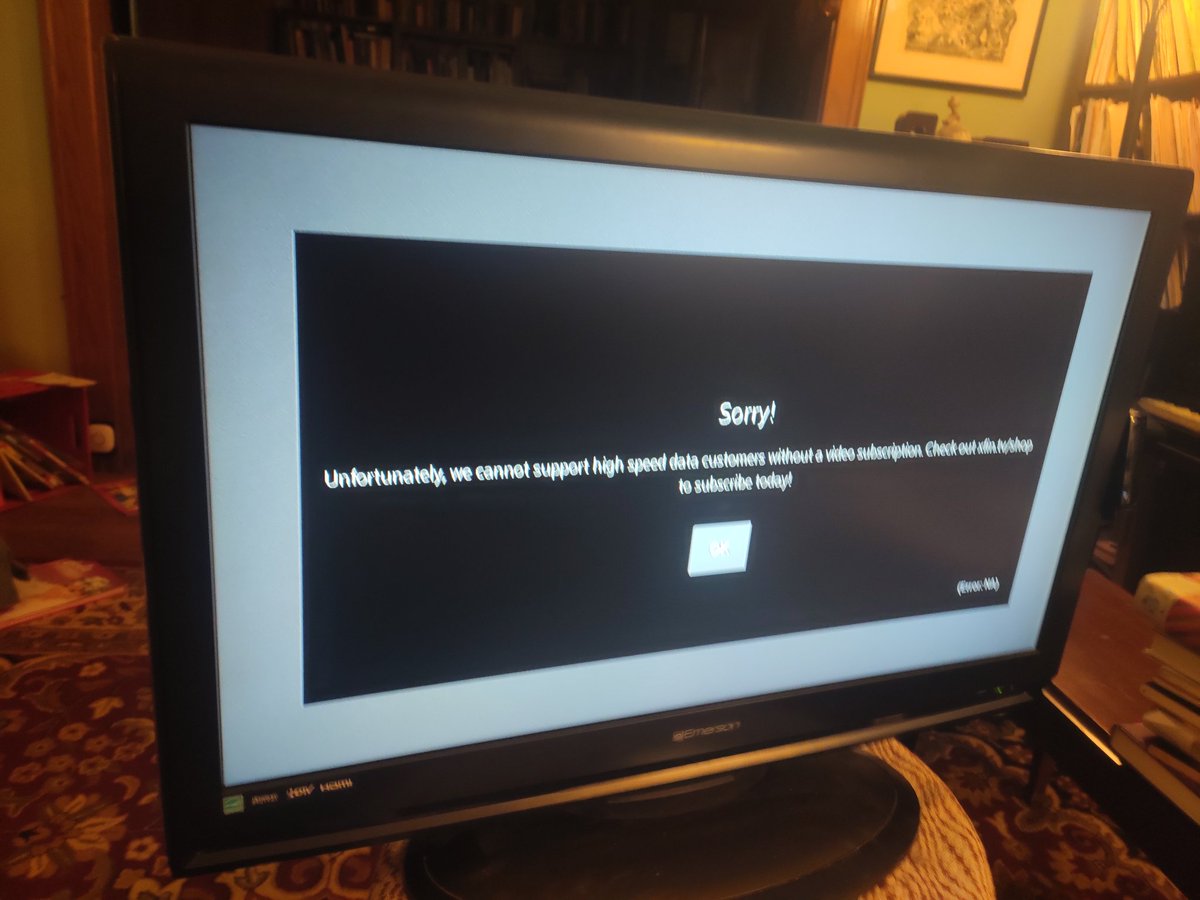 elizaj's tweet photo. @Xfinity internet connected but xfinity won't let us on.... Keeps going in circles asking for the auth code https://t.co/n6utsle0lJ