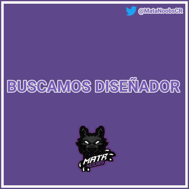 #Diseñador #CR

Nuestro equipo está en busca de un diseñador para nuestra línea gráfica.
Agradecemos que etiqueten a conocidos o bien, que nos escriban al MD para propuestas.

#GOMN 🐺