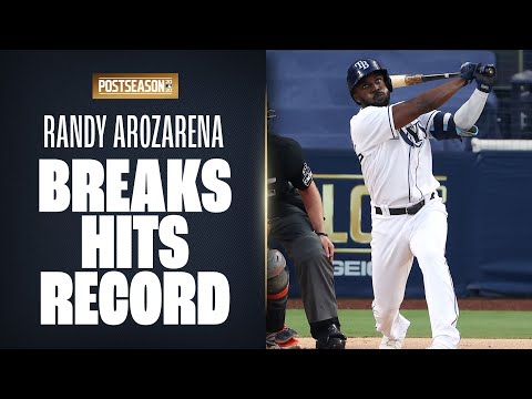 Rays Randy Arozarena breaks Postseason hits record with his 27 playoff hits! (All Postseason hits!)
⚾https://t.co/lnHsKKIZI1
More: https://t.co/1dwnRSr0gG
#RandyArozarena #MLB #Baseball https://t.co/IgXpY2T26J