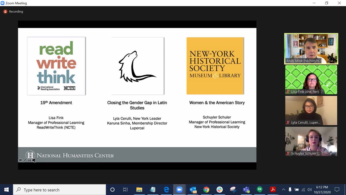 fink_girl's tweet photo. Thanks to @Mink_ED for the opportunity to talk @RWTnow resources! #GoOpenHumanities https://t.co/RoaQHCxOwi