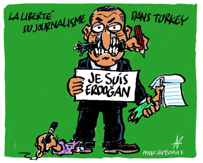 trofaure's tweet photo. @serdar_cam @Charlie_Hebdo_ Gouvernement Turc :
@tcbestepe_fr @RTErdogan 

Vous êtes injurieux..
Vous êtes ridicules..
Les #Caricatures ne concernent pas les #Dieux et #Prophètes
mais révèlent une vérité certaine des hommes concernés👇🏼..
Vous ne volerez pas notre liberté !

#Laicite #Macron #Erdogan https://t.co/d7VN0squBf