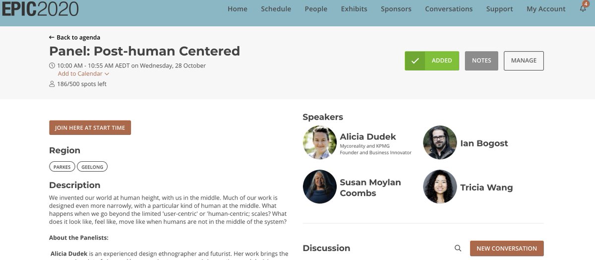 DigitalEthno's tweet image. What a great session currently underway. 
#epic2020 #epicconference @ResearchRMIT @smoylancoombs @triciawang @ibogost