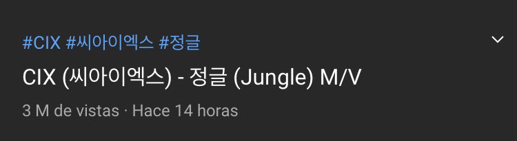 MexicoCix's tweet photo. Fixs el mv de Jungle ya alcanzó los 3 millones de vistas en 14 horas 🎉

#CIX #씨아이엑스 #BX #승훈 #배진영 #용희 #현석 #HelloStrangePlace #CIX_JUNGLE https://t.co/rLm5QMos1D