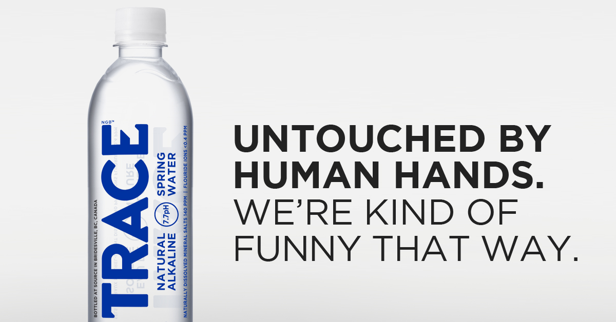 Straight from the earth into the bottle. Just a little hangup of ours.

#stayhydrated #TraceWater