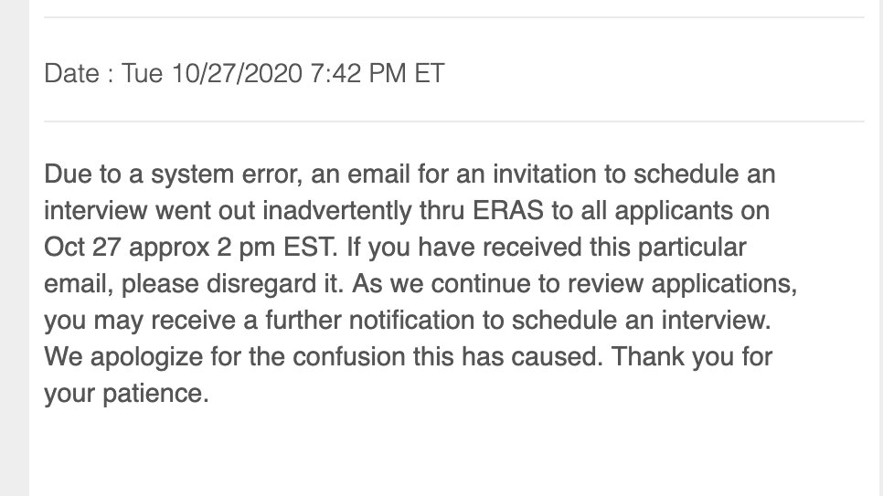 Londyn Robinson, MD on X: “Good News: got an interview offer Bad