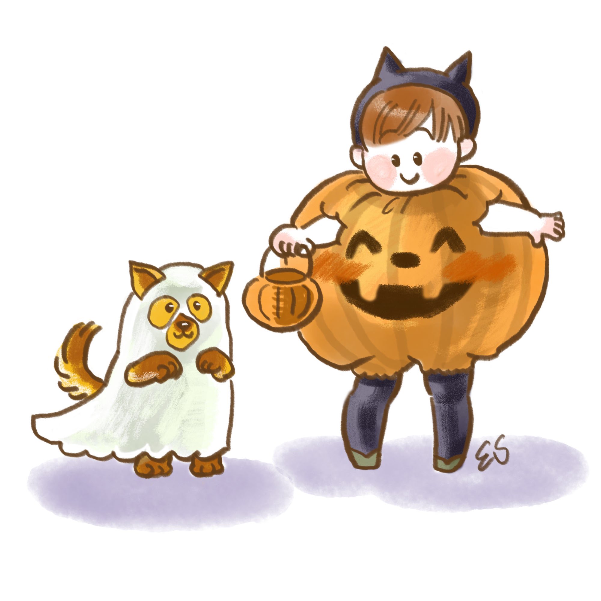 瀬在恵里 もうすぐハロウィン Illustration 幼児向けイラスト 絵本 イラスト 挿絵 ほのぼの ハロウィン 動物イラスト T Co Imokjjkedk Twitter