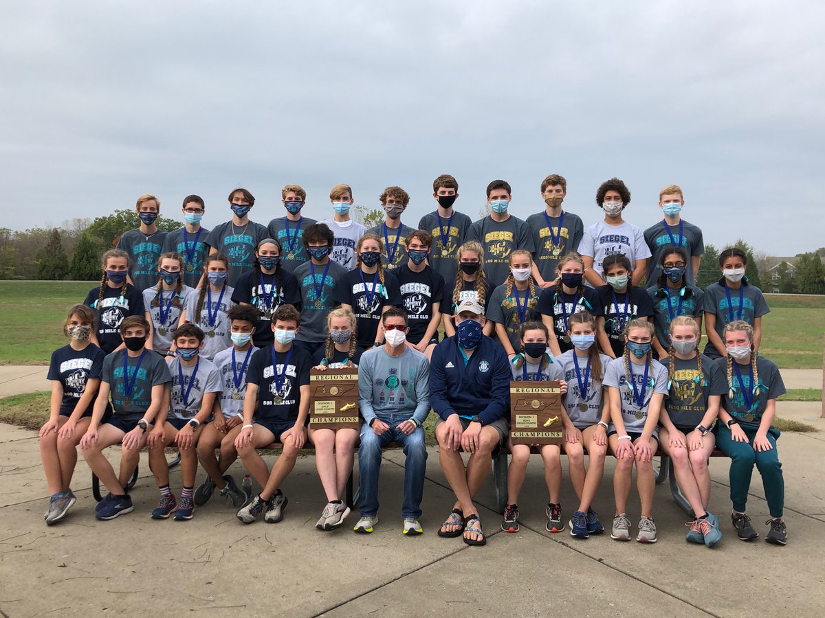 SiegelCC's tweet photo. Congratulations to the boys and girls varsity Region 4 champions.  All the best in the State Championships  November 5.  #WinTheDay
@SiegelAthletics @Siegel_Nation @SiegelHighStars @creasyl_shsprin @Coach_Wyant @cecil_joyce https://t.co/uiaOOkayy3