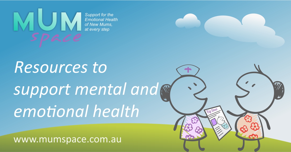 The MumSpace resources page contains information to support perinatal mental health. MumSpace delivers leading online resources in one place. mumspace.com.au/mumspace-resou…

#MumSpace #perinatalanxiety #perinataldepression #mentalhealth #birth #postnatalanxiety #postnataldepression