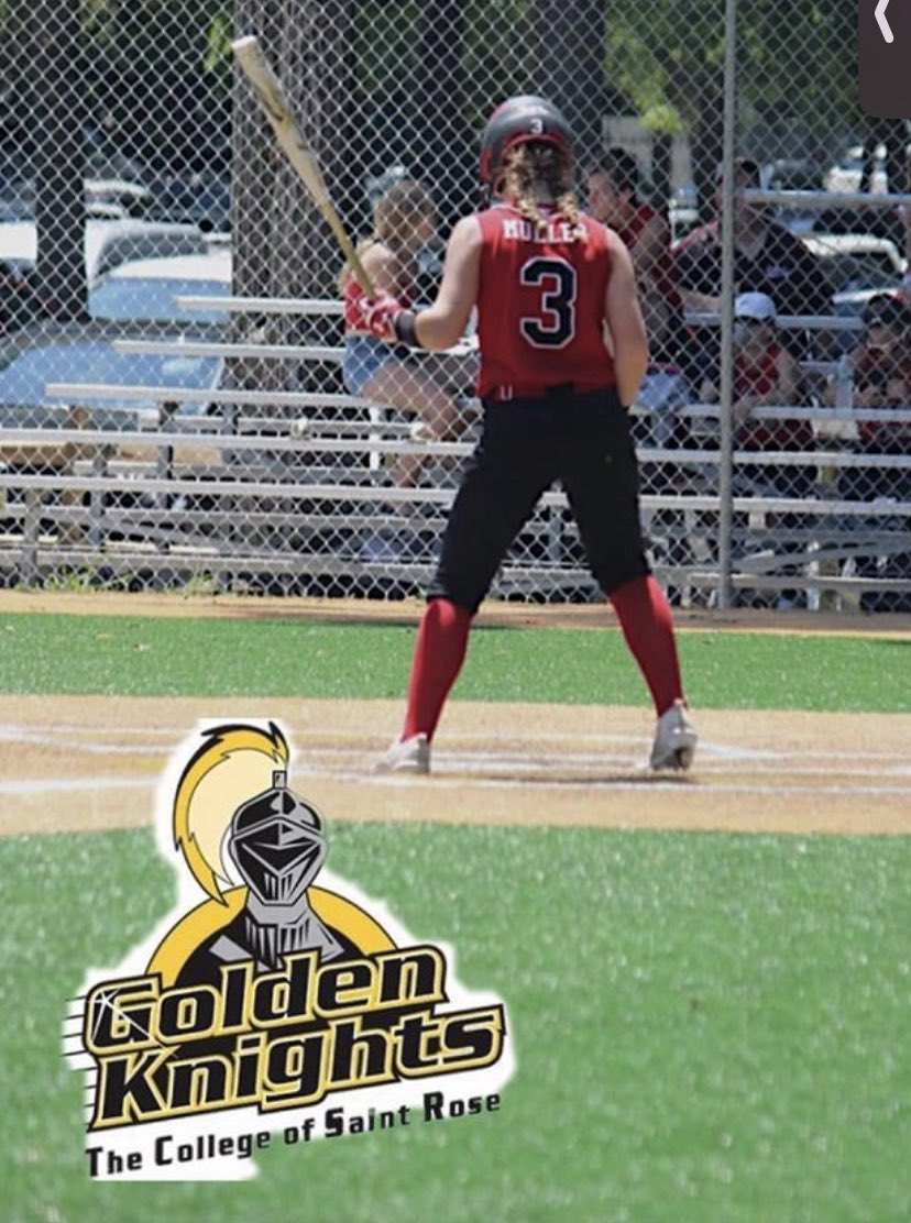 reign_softball's tweet photo. Congratulations to Matti Muller on her commitment to The College of St. Rose!!! Reign is so proud of you 💛💛#gogoldenknights @mattimuller_ https://t.co/feQzJXEps5