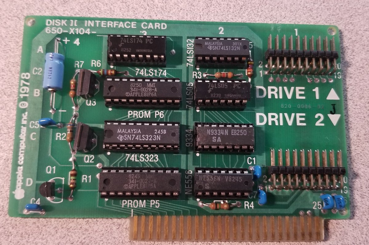 Normally I see Disk II Controller Cards, which use a different interface.
