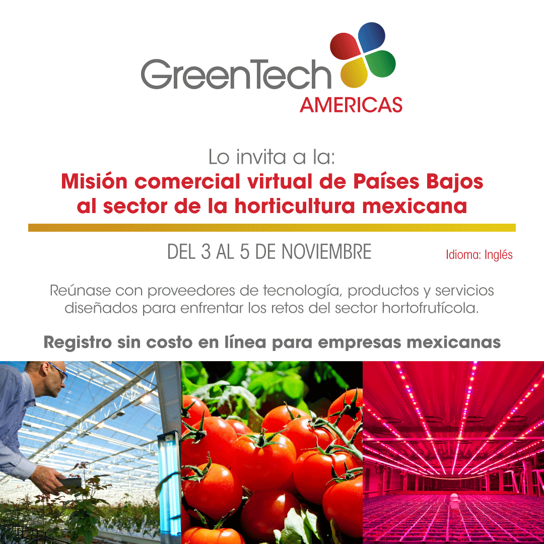 GreenTechAm's tweet photo. La @NLinMexico  organiza una misión comercial virtual al sector  de la horticultura mexicana. 
Conozca el programa y regístrese sin costo en:  https://t.co/YFeasnpwws 

@AgriMexico https://t.co/fNQjS30aZe