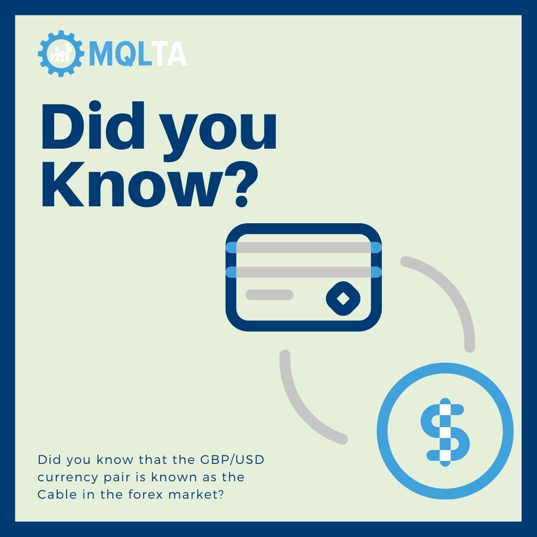 MQL4Trading's tweet image. Amused? The reason why the pair is called the Cable is that before the advent of satellites and fibre optics, the London and New York Stock Exchanges were connected via a giant steel cable that ran under the Atlantic. #forexfacts #mql4tradingautomation #stockstrivia