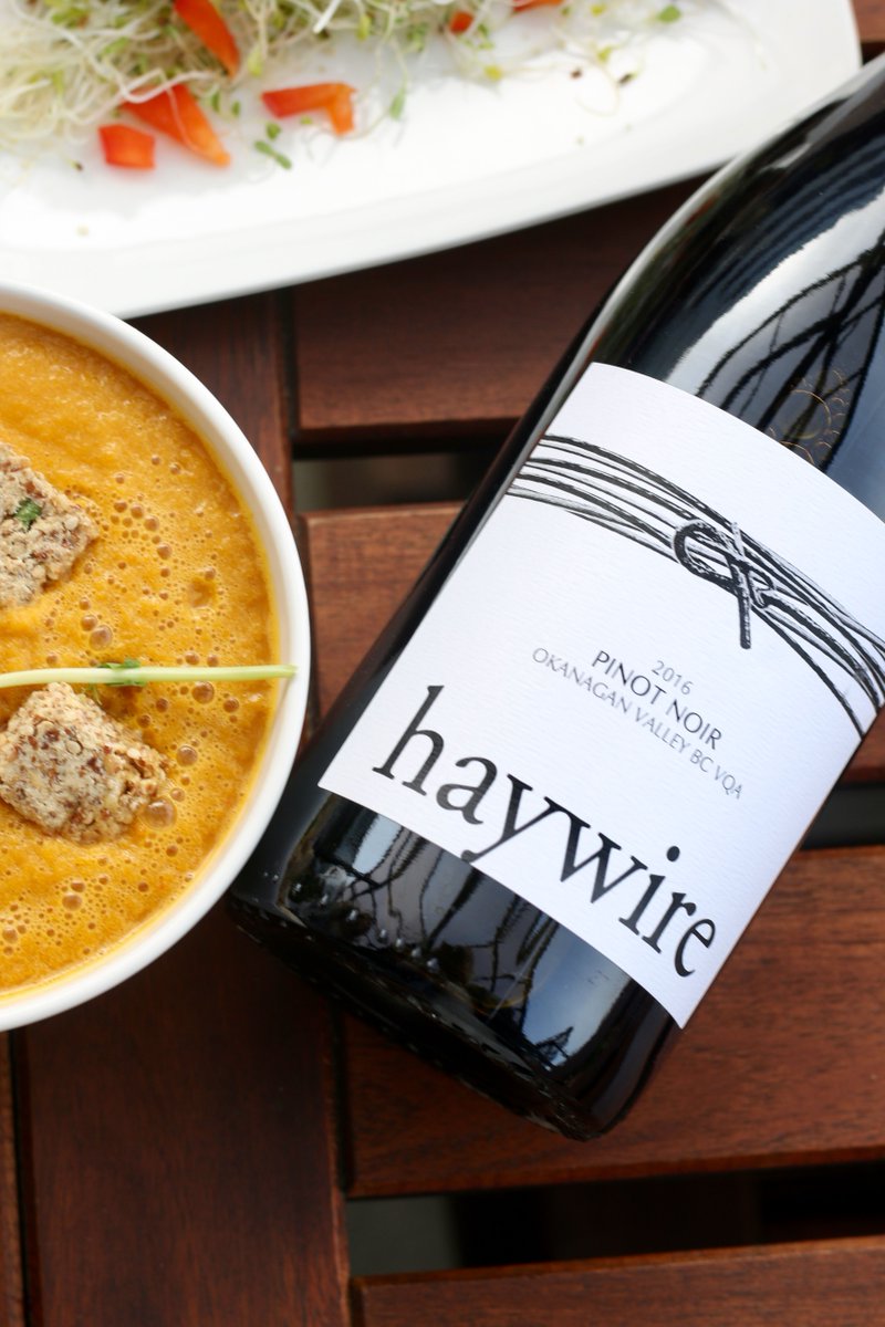 Cozy night In pairing suggestion: Comfort food, Haywire Pinot Noir and the company of your favourite person. Cheers!