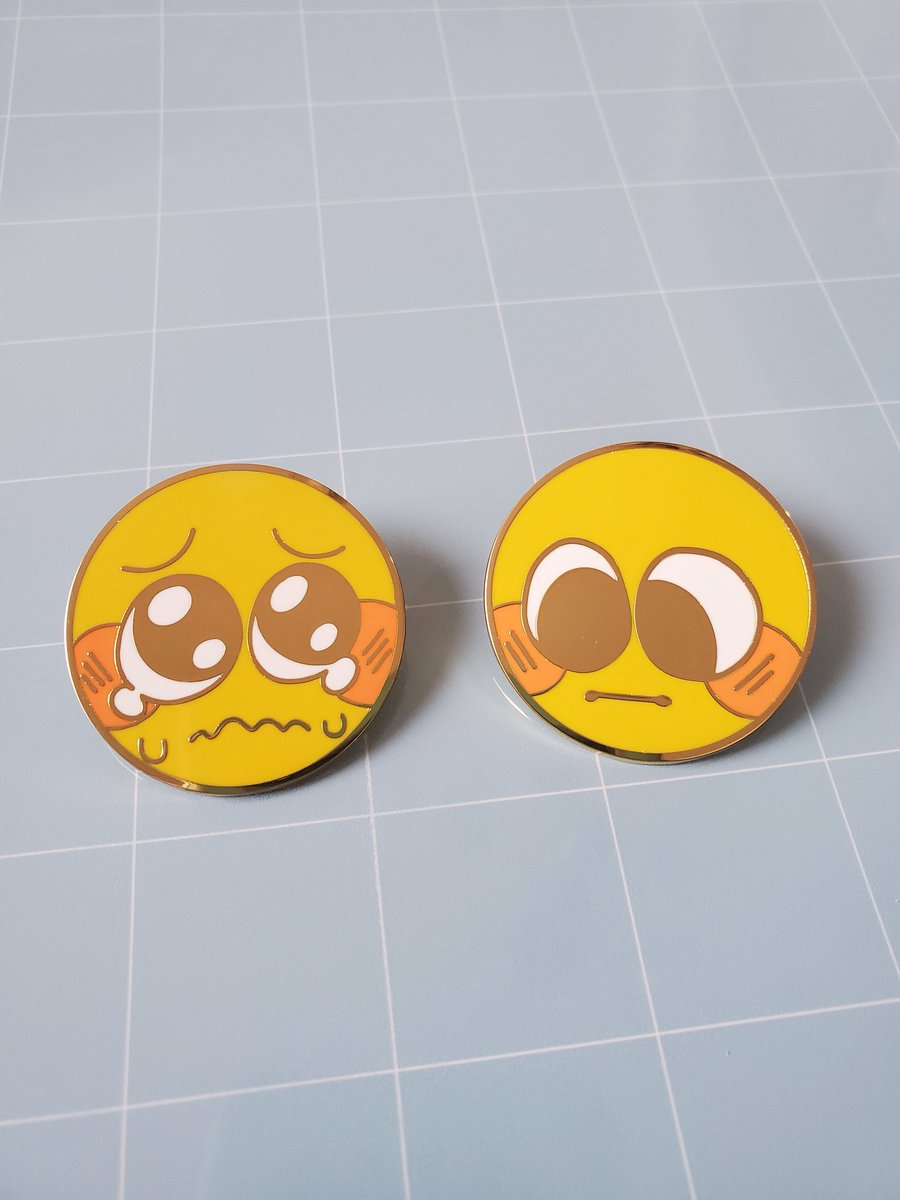 mothcharm's tweet photo. Hey! I'm raffling a set of Nice Emoji Pins as a thank you for the support! Here's how to enter:

- RT this post + follow!
- no giveaway accounts

That's it! I'll pay for the shipping and I'm willing to ship worldwide :] ends on Nov 10! good luck https://t.co/5LsnzUXKid