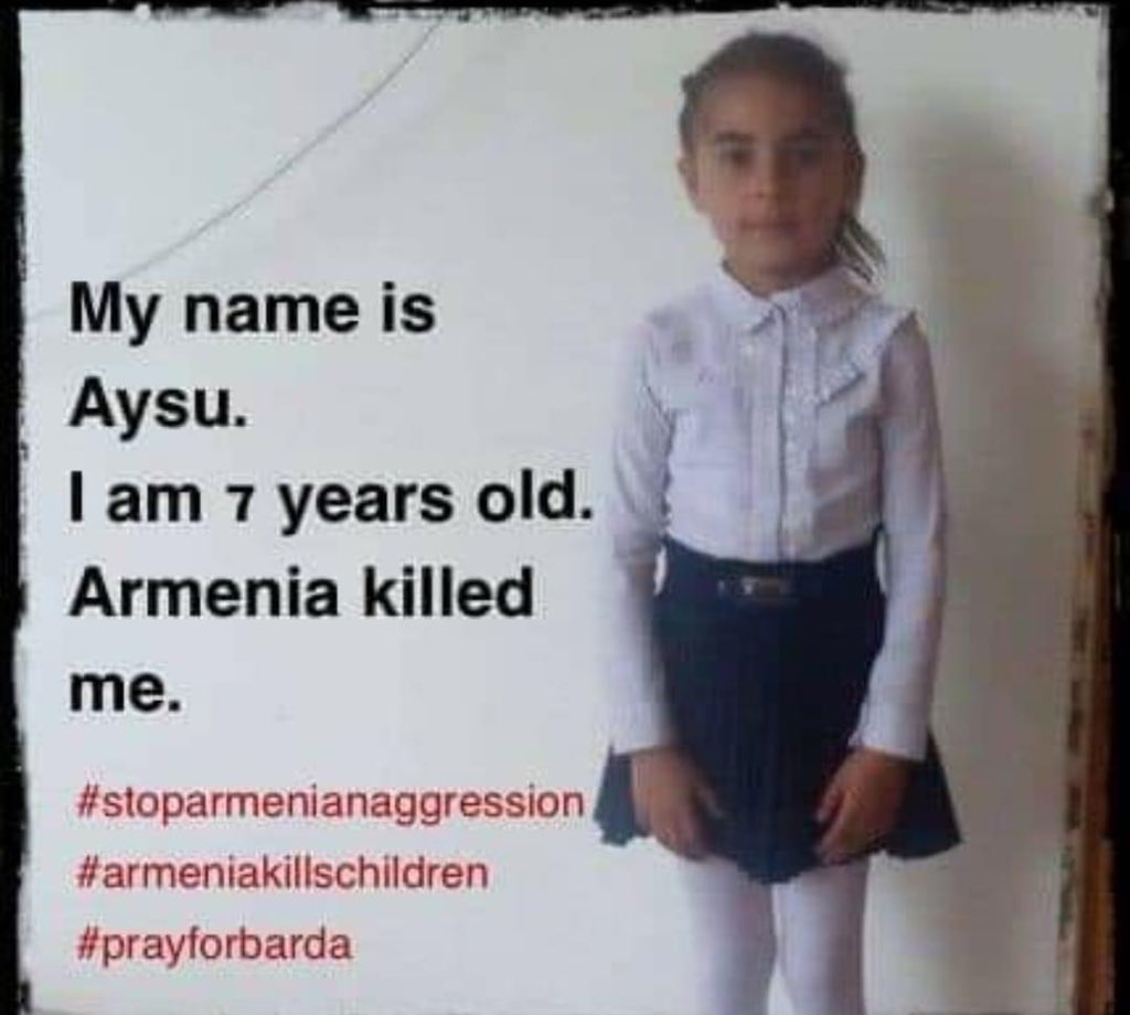 Emil31223952's tweet photo. #StopArmenianAggression #PrayForBarda #PrayForGandjacity #PrayForGanjaCity #StopArmenianTerror #armeniaisterrorist #KarabakhbelongstoAzerbaijan #KarabakhisAzerbajian https://t.co/DSNiQzeNRe