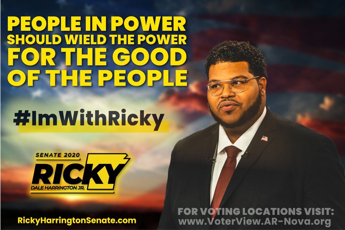 RickDHarrington's tweet photo. One week left to reach as many Arkansans as we can.  Help me get the word out, let's keep this momentum going!  

Please consider donating to my campaign at https://t.co/tLeiv3u71H

#ItsYourRepublic #VoteGold #Libertarian #RickyForSenate #ItsTimeForTomCottonToGo https://t.co/NEW2tdfgRC