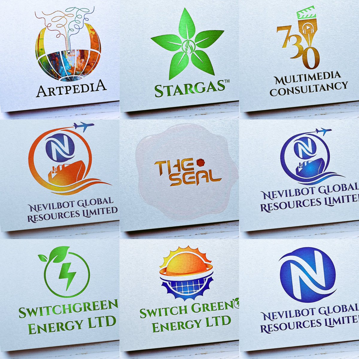 While y'all are battling with your minds and yes, let me drop my actual business here.

PLEASE RETWEET 

I'm Atomified &amp; I make brand logos like these for a living.

If you see this, please support a growing business by retweeting.

ALL LOGOS ARE CURRENTLY 10k NAIRA ONLY.