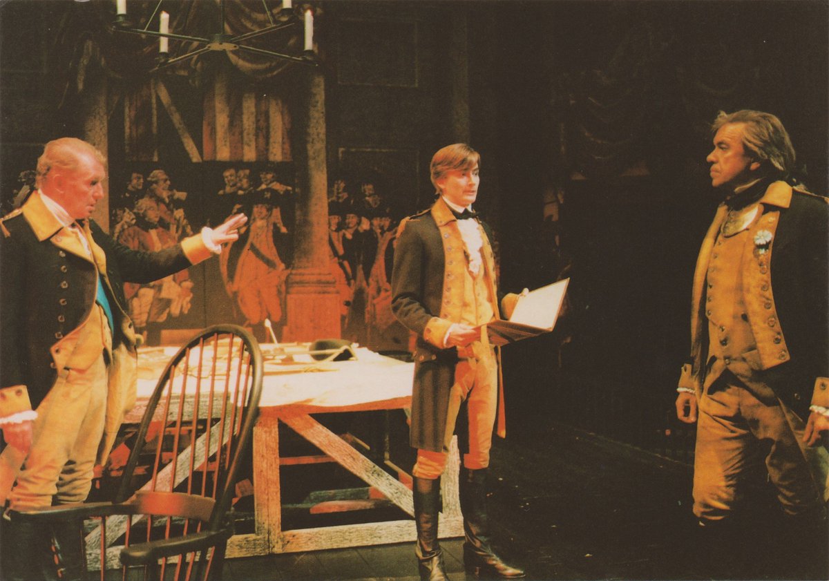colonel alexander hamilton (1996-1997) when he was 25 in the play the general from america