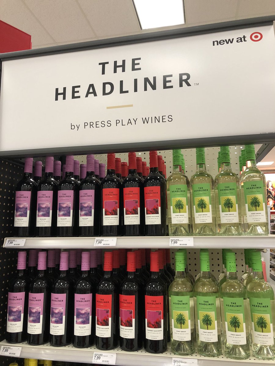 RWile96's tweet image. Have you seen the headlines about Target’s new exclusive wine brand? The Headliner has come to #T0793! #ExtraExtra #ReadAllAboutIt #Cheers 🎯🍷 @KColeman32 @scottfoxfbd
