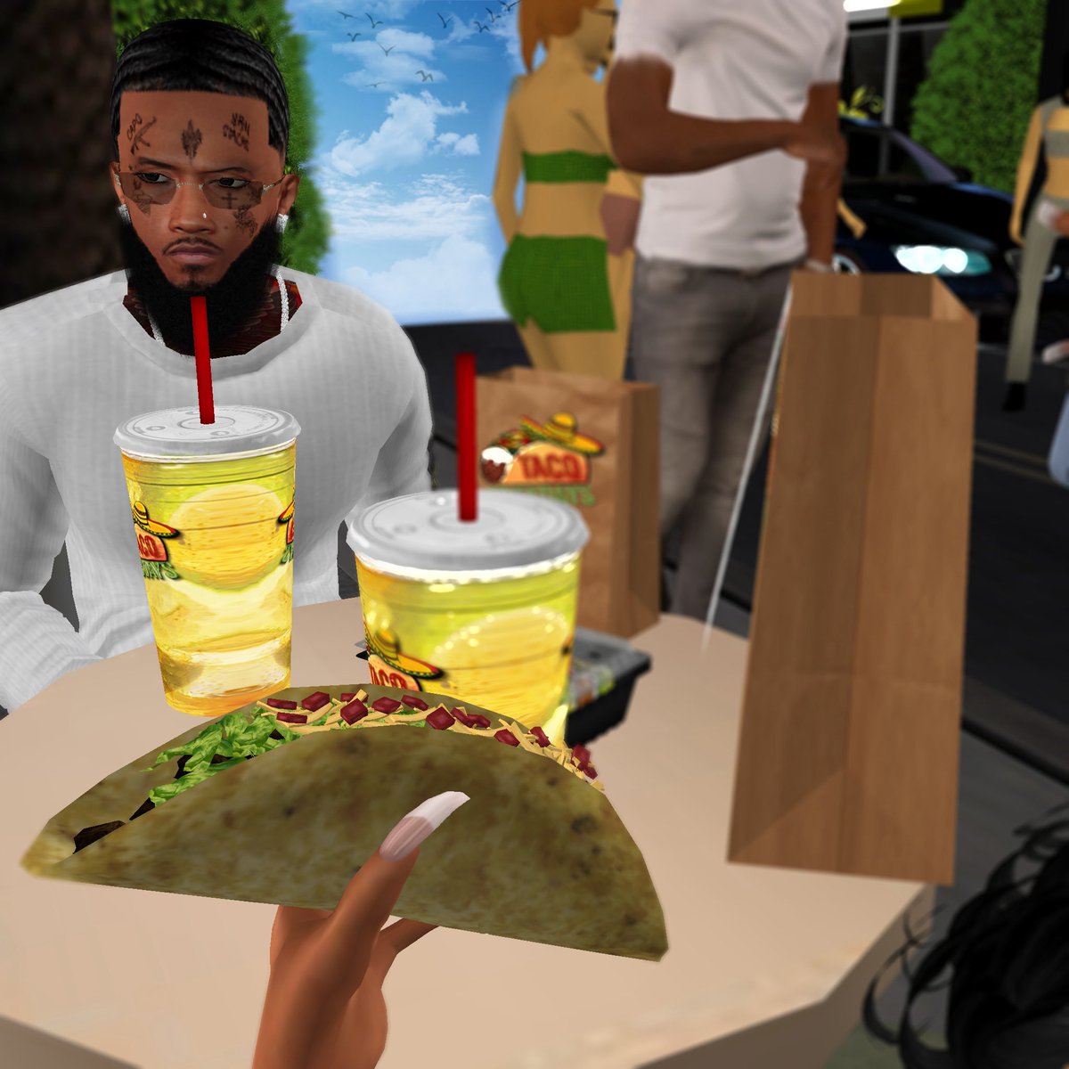 BanjeekunttJ's tweet photo. TacoTuesday ๐ค๐พ๐
#IMVUAVIS https://t.co/C02gUrIfXK