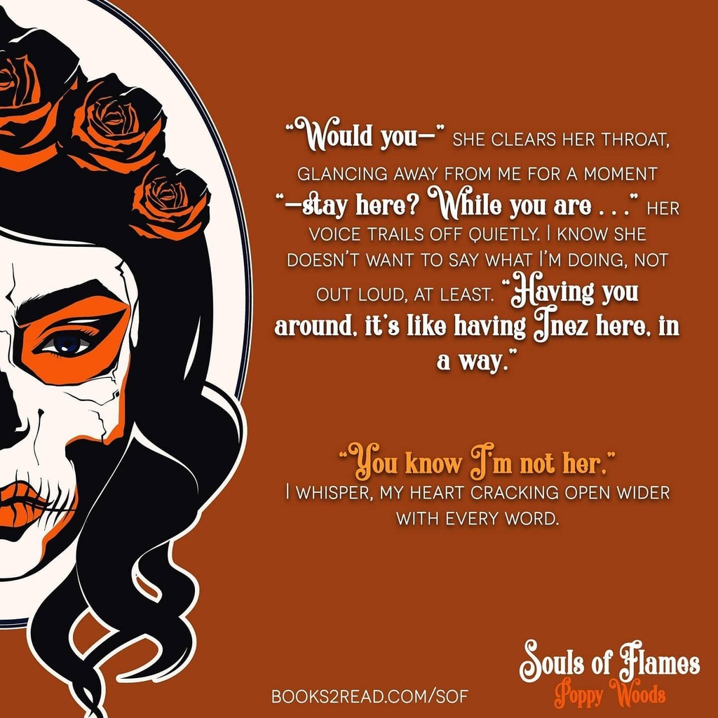 Books2read.com/sof 

Souls of Flames releases tomorrow! Are you ready for this #latina #paranormal #lesbian #romance to hit your kindle? 

#lesbianromance #lesfic #wlw #loveislove #lesbiansofinstagram #lesbians #diadelosmuertos #mictecacihuatl #lacatrina #motorcycleclub …