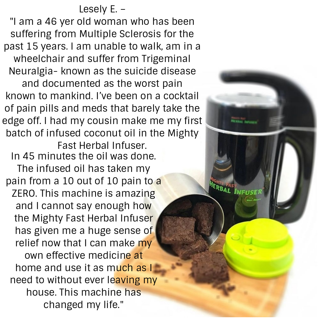 I continue to be suprised at how much this Mighty Machine has Helped peoples lives!
https://t.co/wAJTtLfX1z USE Code: " chef420 " & get $30.00 OFF!!
#Chef420 @herbalinfuser #Edibles #Medibles #CookingWithCannabis #CannabisChef #CannabisRecipes #Happy420 #420day #420blazeit https://t.co/7IIemHZuvI