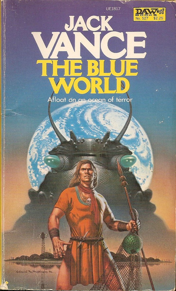 Sci-fi novels also like to use the word 'world'; it indicates that the reader is going to be fully immersed in an alien setting.