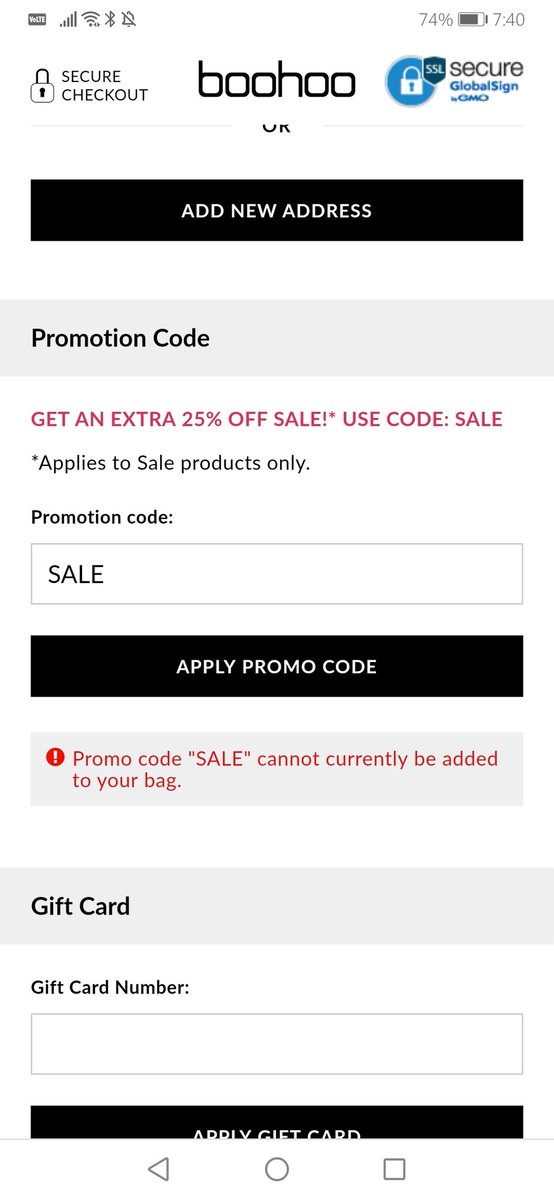Miss_E_Pee's tweet photo. @boohoo_cshelp hi all, won't add my additional 25%. Please can you have it taken off my order?
Thanks https://t.co/OjbXla43d2