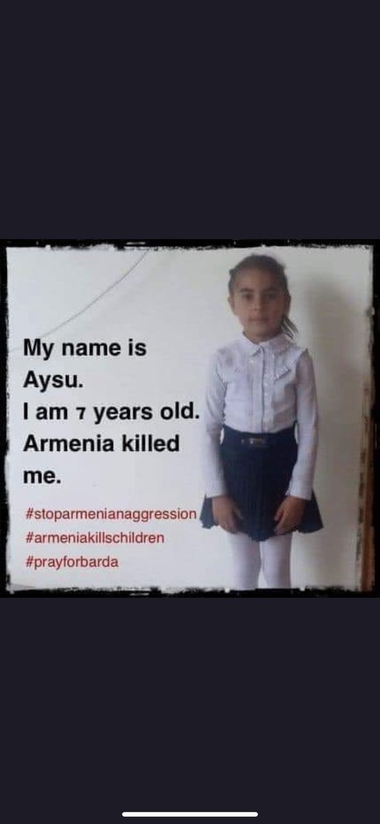 #ArmenianTerrorism 
#ArmeniaAgainstTerrorism 
#ArmeniaKillsCivilians 
#ArmeniaKillsChildren 
#prayforbardacity 
#ArmenianAggression 
#StopArmenianAggression 
#PrayforAzerbaijan