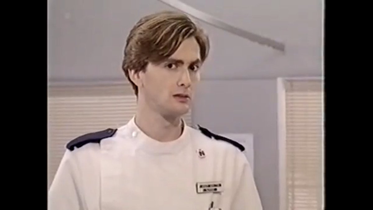 a nurse (1997) when he was 26 in an episode of holding the baby, sickness