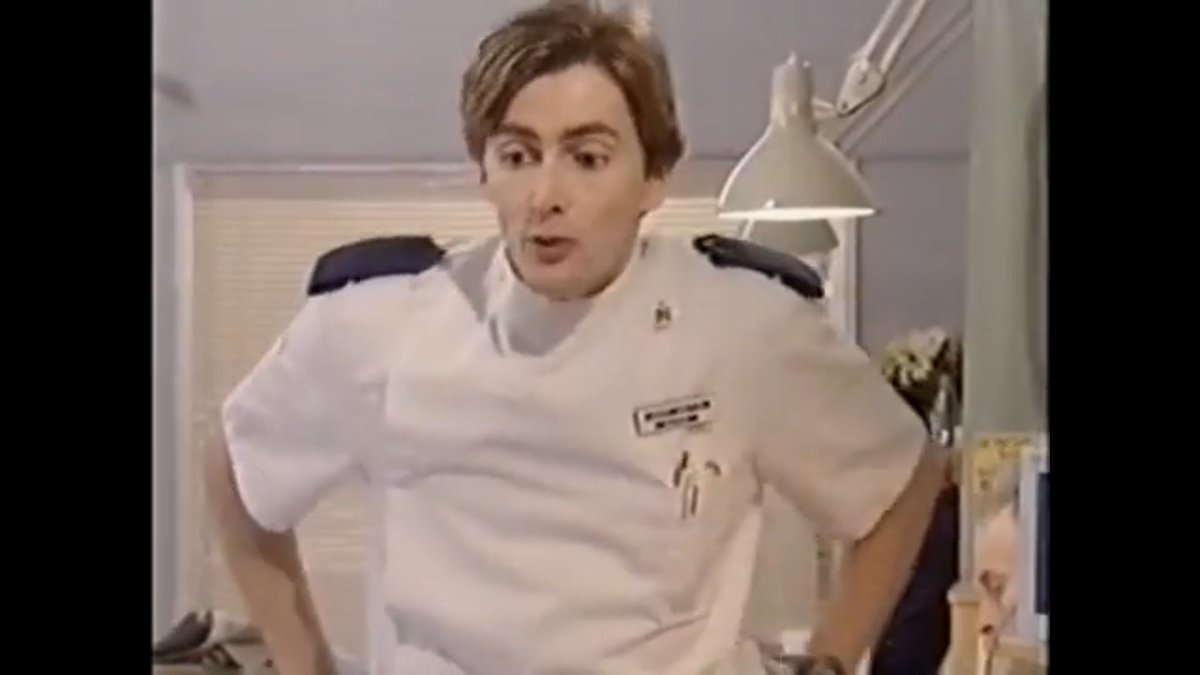 a nurse (1997) when he was 26 in an episode of holding the baby, sickness