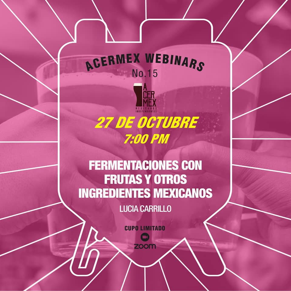 AdelitasCervMx's tweet photo. ¿Quieres aprender a elaborar tu #cerveza con fermentados? Acompaña a Lucia Carrillo, @gonfi de @CerveceriaItane e integrante del colectivo en el #webinar que organiza @acermexoficial ¡Abierto a todo público! #Hoy
Regístrate en: https://t.co/raCPxUXQsz

#AdelitasCervecerasMx https://t.co/X7yO8tMuZC