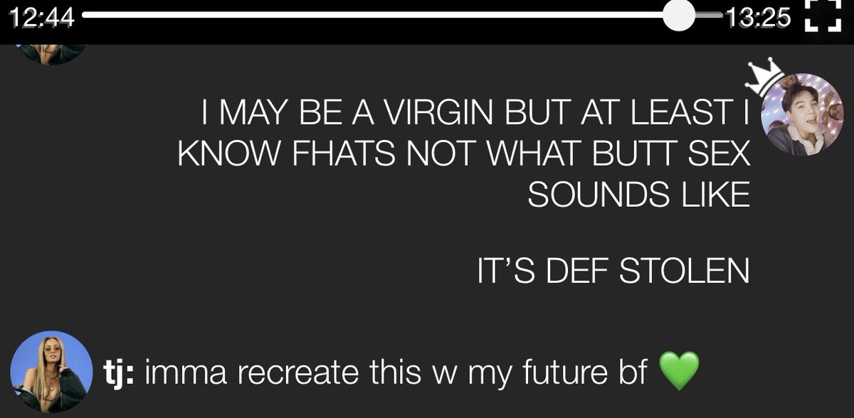 NOT GONNA SAY WHAT WE WERE LISTENING TO BUT-
